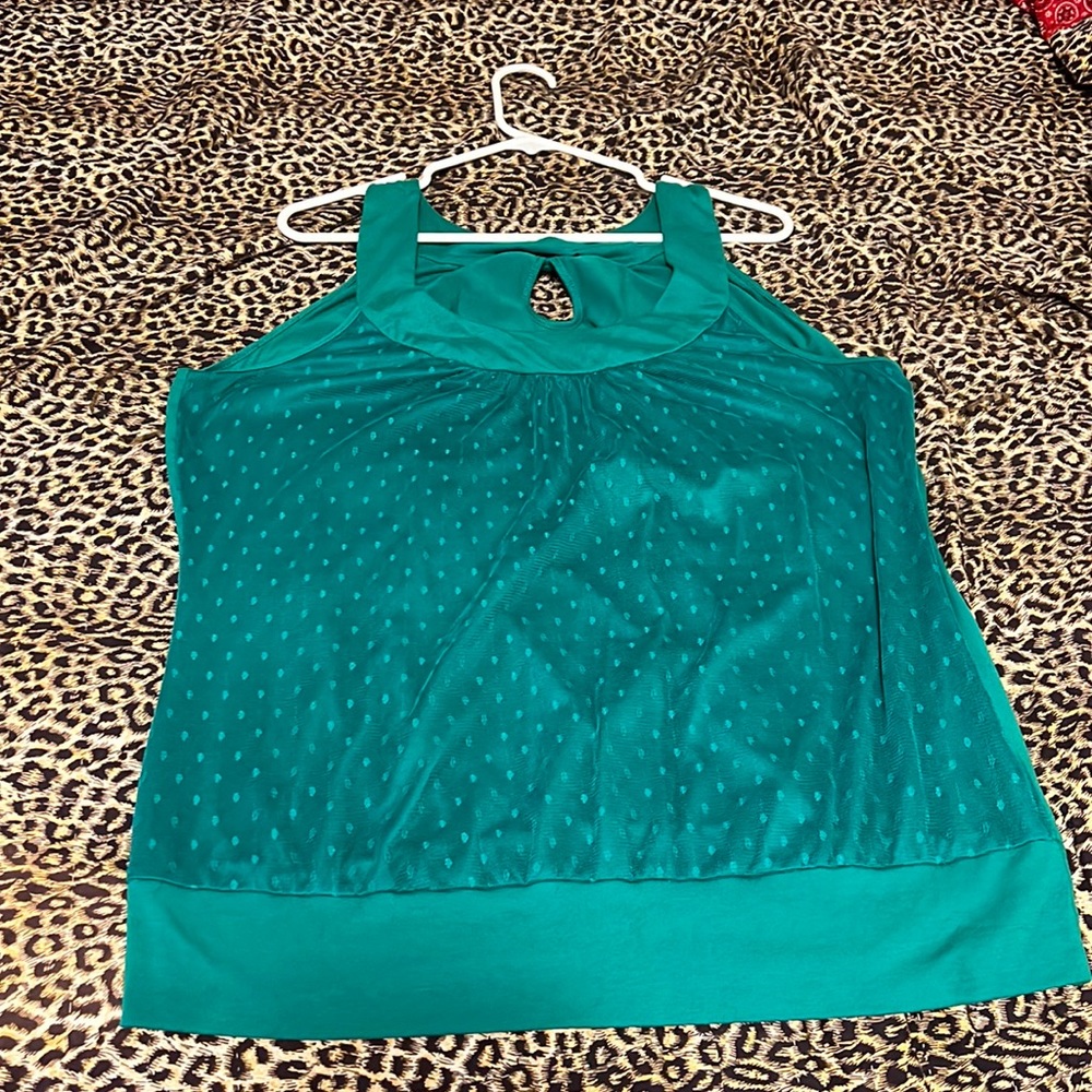 Maurice’s green dressy top